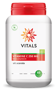Vitals Vitamine C 250 mg Biologisch Capsules 60CP