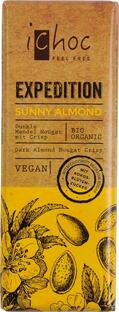 iChoc Sunny Almond Vegan Rijstmelk Chocolade 50GR