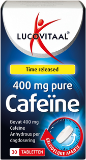 Lucovitaal Pure Cafeïne 400 mg Tabletten 30TB Lucovitaal Pure Cafeïne 400 mg Tabletten 30TB