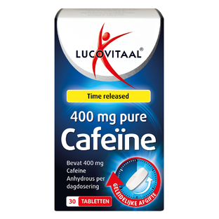 Lucovitaal Pure Cafeïne 400 mg Tabletten 30TB Lucovitaal Pure Cafeïne 400 mg Tabletten 30TB