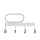 Lucovitaal Huid Haar en Nagels Tabletten 60TB afmeting capsule