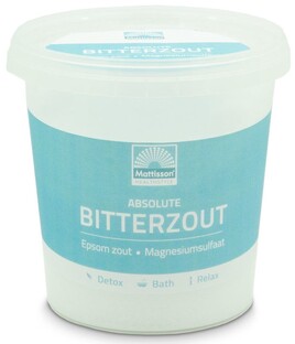 Mattisson HealthStyle Bitterzout Epsom 650GR Mattisson HealthStyle Bitterzout Epsom 650GR