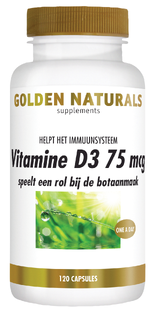 Golden Naturals Vitamine D3 75mcg Capsules 120CP Golden Naturals Vitamine D3 75mcg Capsules 120CP