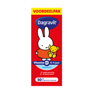 Dagravit Kids Vitamine D Aquosum Druppels Voordeelpak 50ML Dagravit Kids Vitamine D Aquosum Druppels Voordeelpak 50ML