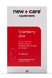 New Care Cranberry Plus Tabletten 30TB verpakking voorzijde New Care Cranberry Plus Tabletten 30TB verpakking voorzijde