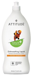 Attitude Dishwashing Liquid Citrus Zest 700ML  Attitude Dishwashing Liquid Citrus Zest 700ML