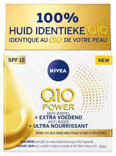 Nivea Q10 Power Anti-Rimpel + Extra Voedende Dagcrème 50ML Nivea Q10 Power Anti-Rimpel + Extra Voedende Dagcrème 50ML