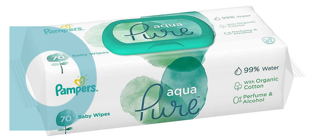 Mellow Gooi Vermaken Pampers Aqua Pure Babydoekjes bij De Online Drogist