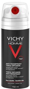 Vichy Homme Triple Difusion Spray 72uur 150ML