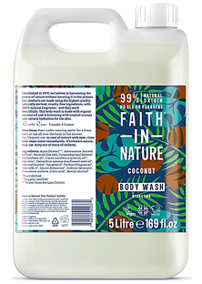 Faith in Nature Coconut Body Wash 5LT