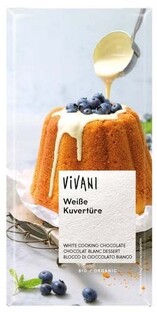 Vivani Smelt Chocolade Wit 200GR Vivani Smelt Chocolade Wit 200GR