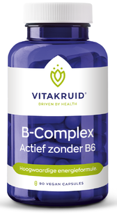 Vitakruid B-Complex Actief zonder B6 90VCP Vitakruid B-Complex Actief zonder B6 90VCP