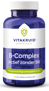Vitakruid B-Complex Actief zonder B6 Capsules 90VCP