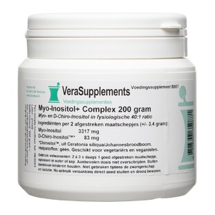 VeraSupplements Myo-Inositol+ Complex 200GR  VeraSupplements Myo-Inositol+ Complex 200GR