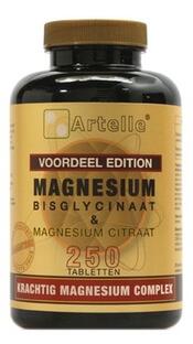 Artelle Magnesium Bisglycinaat & Citraat Tabletten 250TB