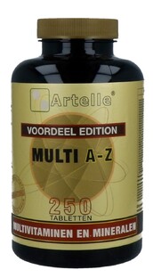 Artelle Multi A-Z Voordeel Edition Tabletten 250TB Artelle Multi A-Z Voordeel Edition Tabletten 250TB