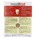Modifast Banana Drink 440GR achterkant verpakking