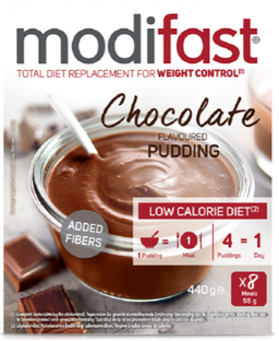 De Online Drogist Modifast Intensive Weight Loss Pudding Chocolate 440GR aanbieding