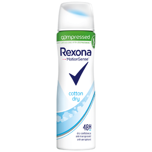 De Online Drogist Rexona Cotton Dry Compressed Anti-transpirant 75ML aanbieding