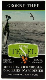 Thee van Texel Groene Thee 20ST