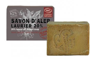 Aleppo Soap Co Savon D'Alep Zeep met 20% Laurier Cosmos Natural 200GR