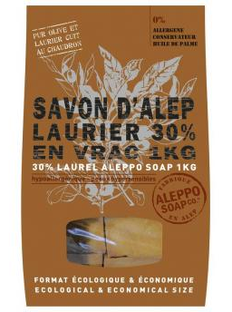 Aleppo Soap Co Savon D'Alep Zeep met 30% Laurier 1KG Aleppo Soap Co Savon D'Alep Zeep met 30% Laurier 1KG