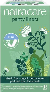 Natracare Panty Liners Mini Inlegkruisjes 30ST Natracare Panty Liners Mini Inlegkruisjes 30ST