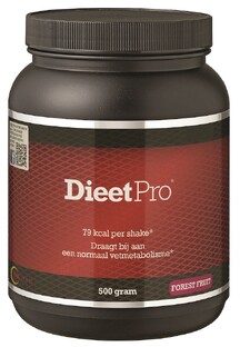 DieetPro Shake - Forest Fruit 500GR DieetPro Shake - Forest Fruit 500GR