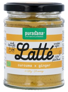 Purasana Latté Curcuma & Ginger 120GR