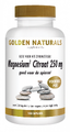 Golden Naturals Magnesium Citraat 250mg Capsules 180VCP