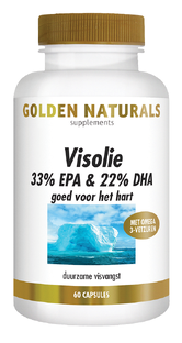 Golden Naturals Visolie 33% EPA & 22% DHA Capsules 60SG
