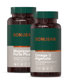 Bonusan Magnesan Forte Plus + Omega-3 Algenolie Combiproduct 60TB+60CP