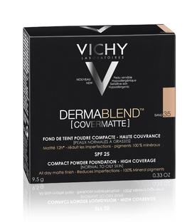 Vichy Dermablend Covermatte Compact Powder Foundation 35 Sand 9,5GR  Vichy Dermablend Covermatte Compact Powder Foundation 35 Sand 9,5GR