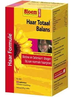 Bloem Haar Totaal Balans Tabletten 60TB Bloem Haar Totaal Balans Tabletten 60TB