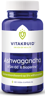 Vitakruid Ashwagandha KSM-66 & Bioperine Capsules 60VCP