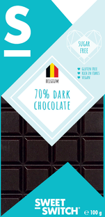 Sweet-Switch 70% Dark Chocolate 100GR Sweet-Switch 70% Dark Chocolate 100GR