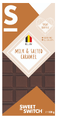 Sweet-Switch Milk & Salted Caramel Chocolate 100GR Sweet-Switch Milk & Salted Caramel Chocolate 100GR