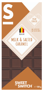 Sweet-Switch Milk & Salted Caramel Chocolate 100GR