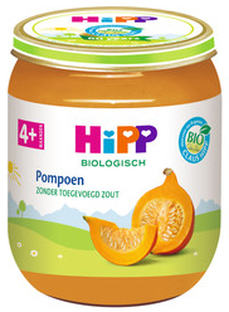 HiPP 4M+ Pompoen 125GR HiPP 4M+ Pompoen 125GR