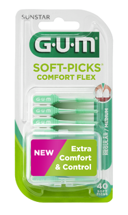 GUM Soft-Picks Comfort Flex Regular/Medium 40ST
