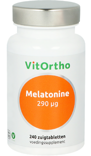 De Online Drogist VitOrtho Melatonine 290 µg Zuigtabletten 240TB aanbieding