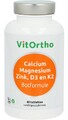 VitOrtho Calcium Magnesium Zink, D3 en K2 Tabletten 60TB