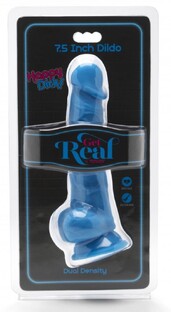 Toyjoy Get Real Zuignap Dildo met Balzak Blauw 1ST Toyjoy Get Real Zuignap Dildo met Balzak Blauw 1ST
