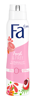 Fa Fresh & Free Grapefruit & Lychee Deospray 150ML