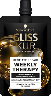 Schwarzkopf Gliss Kur Ultimate Repair Weekly therapy Haarmasker 50ML