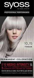 Syoss Permanent Coloration 10-15 Titanium 1ST Syoss Permanent Coloration 10-15 Titanium 1ST
