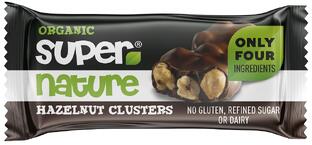 Super Nature Organic Hazelnut Clusters 34GR