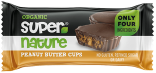 Super Nature Organic Peanut Butter Cups 40GR Super Nature Organic Peanut Butter Cups 40GR