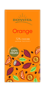 BonVita Premium Dark Chocolate Orange 100GR BonVita Premium Dark Chocolate Orange 100GR