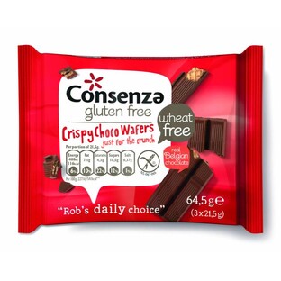 Consenza Crispy Choco Wafers 64,5GR Consenza Crispy Choco Wafers 64,5GR